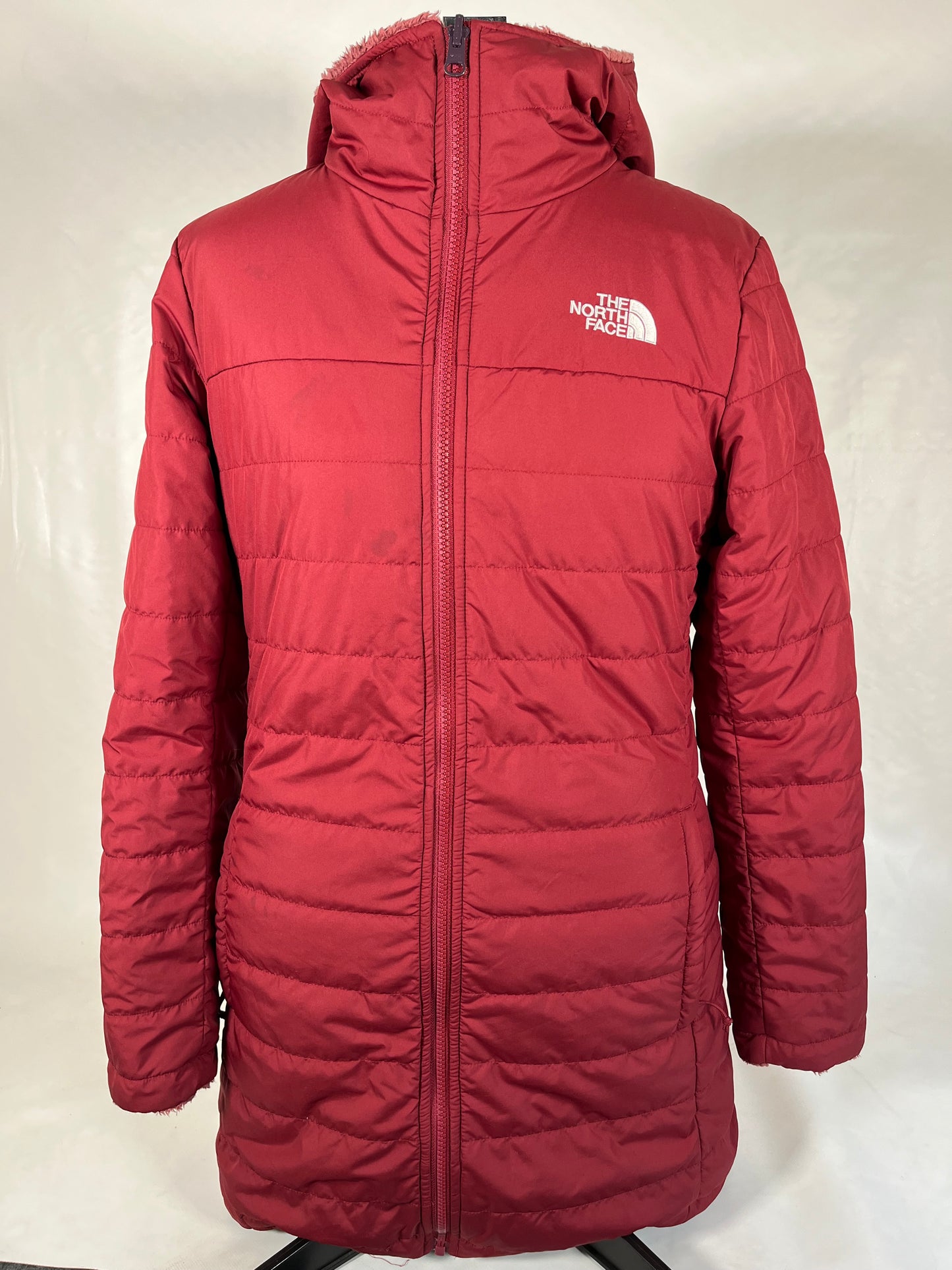 Maroon north face jacket, size s wmns, $110 TNF0009