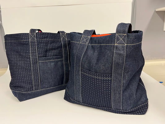 Limited edition denim tote, DT001