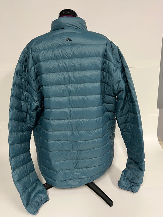 TEAL BLUE Macpac Uber Down jacket, 3XL, $50, MP0009